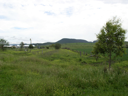 Behind Houses